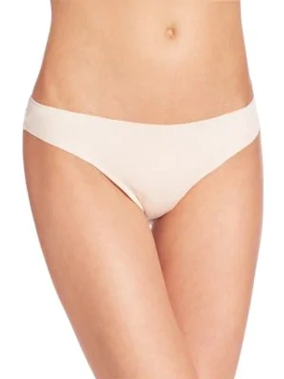 Hanro Invisible Cotton Thong In Powder