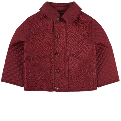 Burberry Girls' Giaden Quilted Jacket - Little Kid, Big Kid In Red