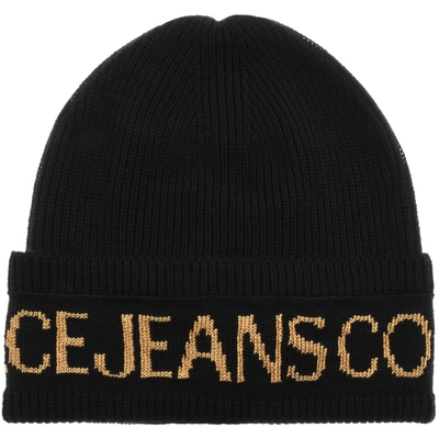 Versace Jeans Men's Black Other Materials Hat
