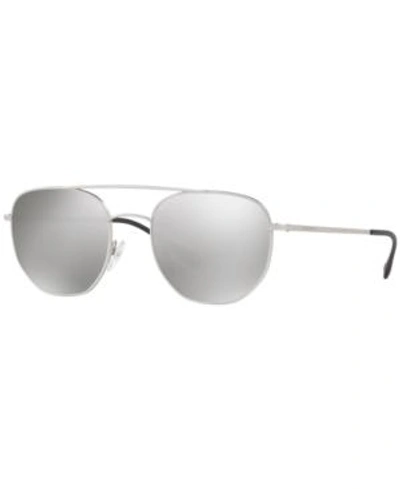 Prada Linea Rossa Sunglasses, Ps 56ss In Silver/grey Mirror