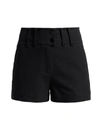 Ramy Brook Asher Cotton Blend Shorts In Black