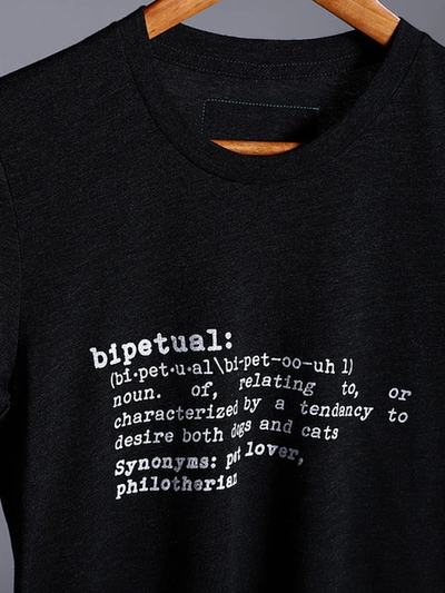 Aapetpeople The Bipetual T-shirt In Black