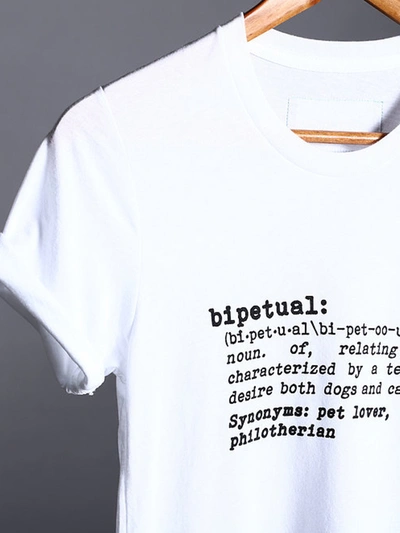 Aapetpeople The Bipetual T-shirt In White