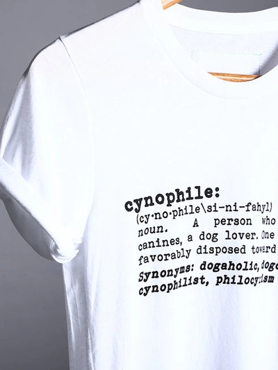 Aapetpeople The Cynophile T-shirt In White