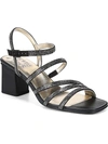 Naturalizer Niko 2 Ankle Strap Sandals Women's Shoes In Black Fabric