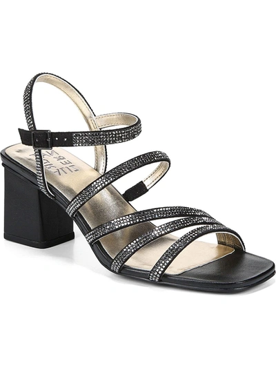 Naturalizer Niko 2 Ankle Strap Sandals Women's Shoes In Black Fabric