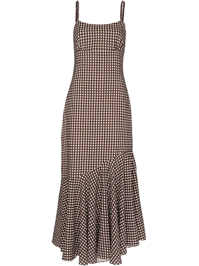 peony plaid holiday sunday midi dress Patbo Peony MIDI Dress main image 1