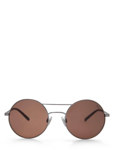 Ralph Lauren Polo  Double-bridge Round Sunglasses