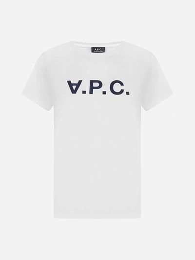 Apc Logo Cotton T-shirt