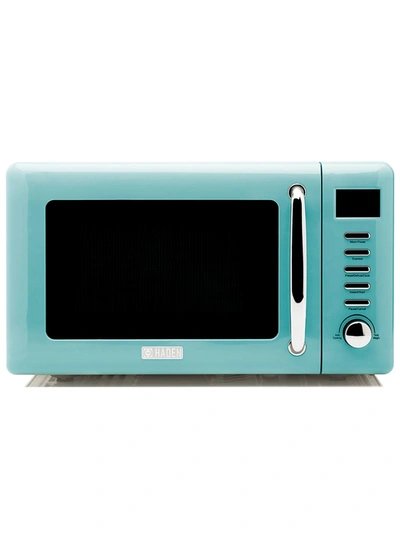 Haden Heritage 700-w 0.7 Cubic Foot Microwave With Settings And Timer - 75031 In Turqoise