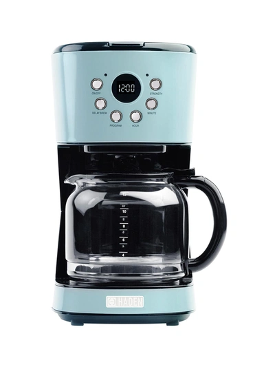 Haden Heritage 12-cup Programmable Coffee Maker With Strength Control And Timer - 75032 In Blue