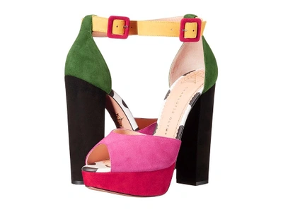 Charlotte Olympia - Eugenie (multicolour Suede/printed Calfskin) High Heels