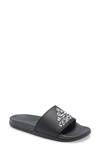 Adidas Originals Adidas Women's Adilette Comfort Slide Sandals In Black/black/carbon