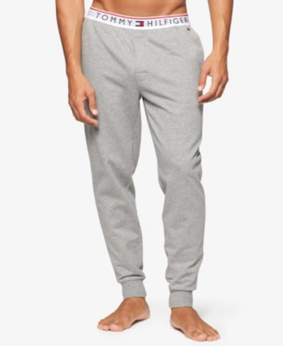Tommy Hilfiger Men's Cotton Modern Essentials Logo Jogger Pants In Heather Gray