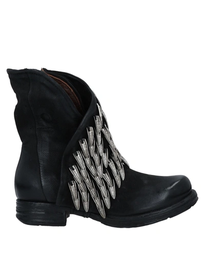 A.s. 98 Ankle Boots In Black