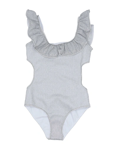 Oseree Kids' One-piece Swimsuits In Grey