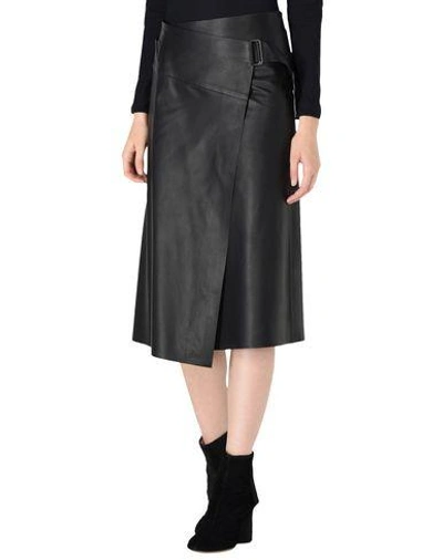 Maison Margiela 3/4 Length Skirts In Black
