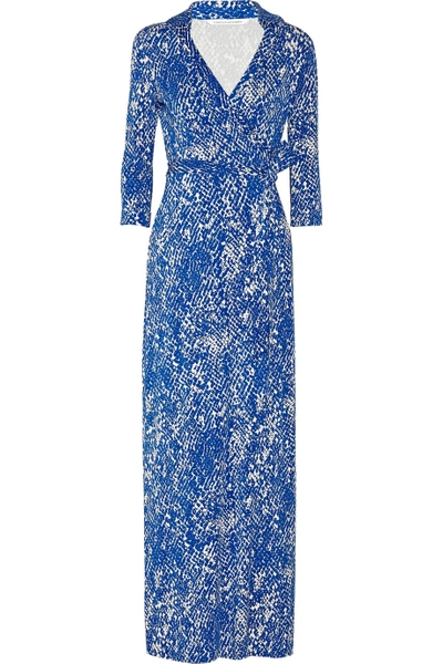 Diane Von Furstenberg Abigail Snake-print Jersey Wrap Dress | ModeSens