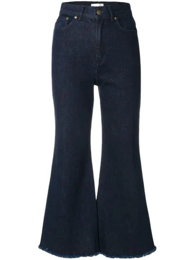 Zimmermann Cropped Jeans In Blue