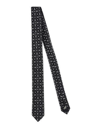 Fendi Ties In Black