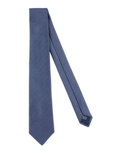 Lanvin Tie In Dark Blue
