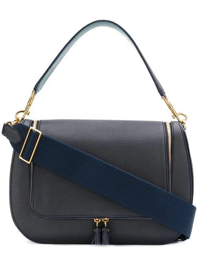 Anya Hindmarch Maxi Vere Shoulder Bag - Black In Blue