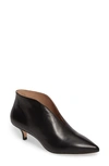 Pour La Victoire Women's Kora Kitten Heel Booties In Black Leather