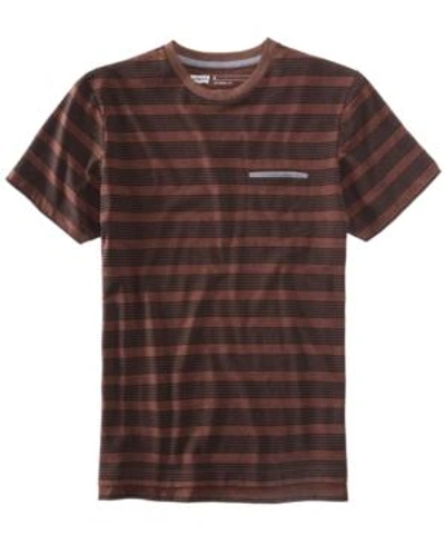 Levi's Men's Heathered Striped T-shirt In Dark Brown