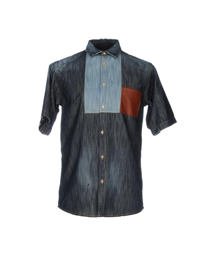 Dsquared2 Denim Shirt In Blue