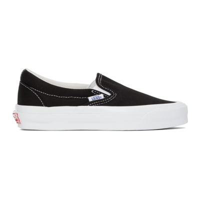 Vans Vault Og Classic Slip-on Lx Sneakers In Black