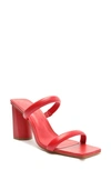 Schutz Ully Leather Sandal In Club Red