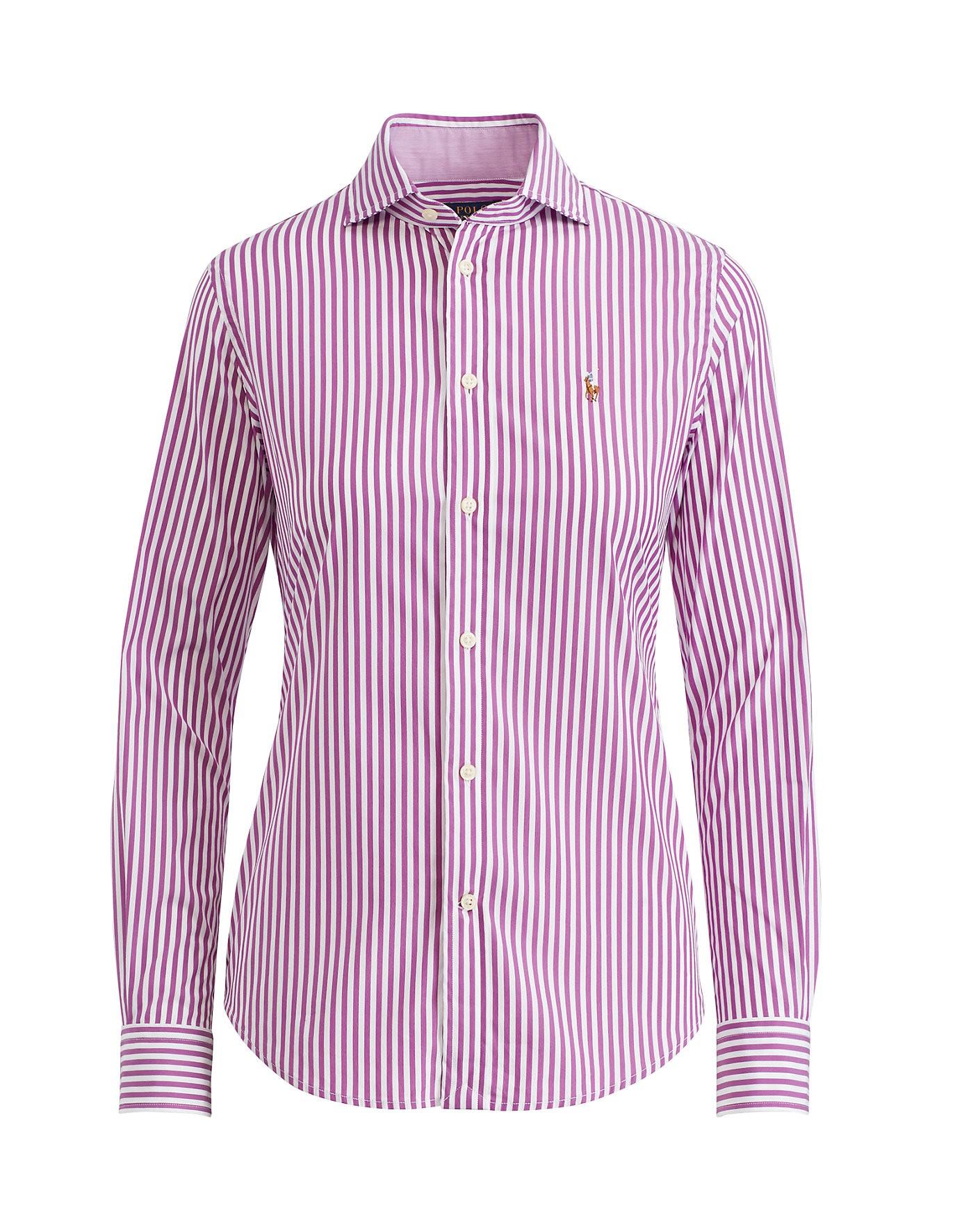 Ralph Lauren Polo Stretch Slim Fit Striped Shirt | ModeSens