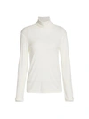 Loulou Studio Col Roule Turtleneck Top In Ivory
