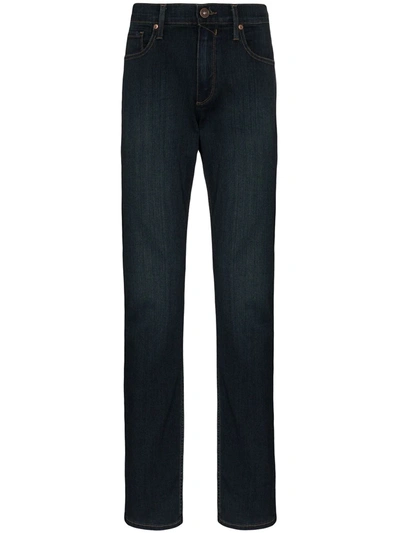 Paige Normandie Straight Leg Jeans In Blue