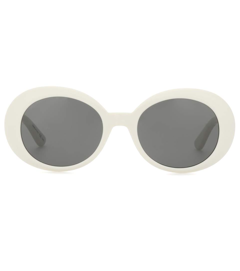 Saint Laurent Oval-shaped Sunglasses | ModeSens