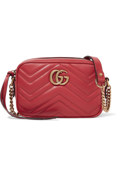 Gucci Gg Marmont Camera Mini Quilted Leather Shoulder Bag | ModeSens