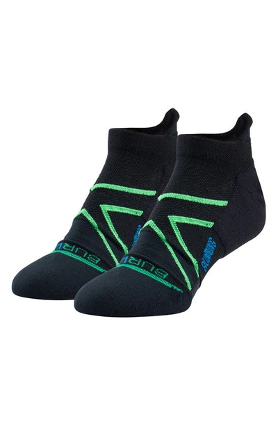 Burlix Assorted 2-pack Sport Running Liner Socks In Black