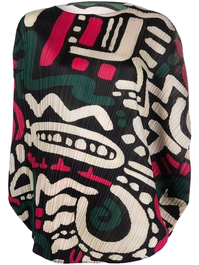 トップス graphic pleats tops graphic pleats tops