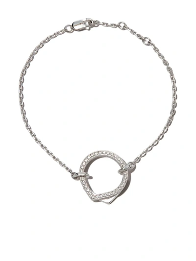 Repossi Antifer 18ct White-gold And 0.20ct Diamond Bracelet In Not Applicable