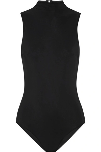 Ward Whillas Harrison Reversible Cutout Swimsuit In Black