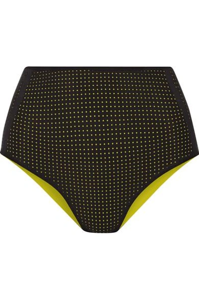 Ward Whillas Faye Reversible Bikini Briefs In Chartreuse