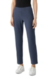 Eileen Fisher Slim Fit Ankle Pants In Ocean