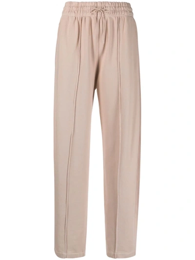 Agolde Straight-leg Track Pants In Neutrals