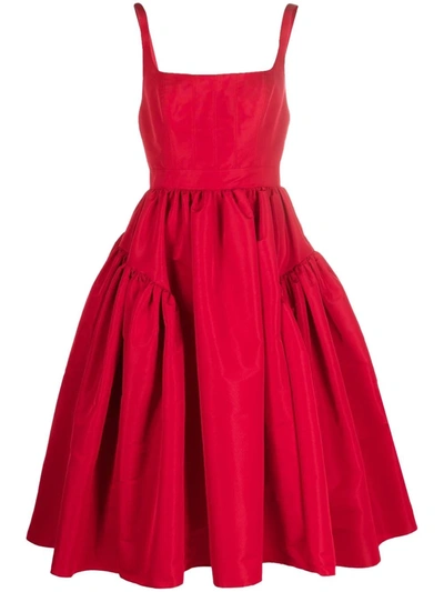 red formal dress near me A Line V Neck Beaded Red Lace Long Prom Dress, Red Lace Formal Dress,   abcprom