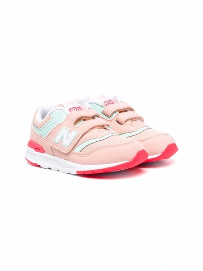 New Balance Kids' Touch-strap Low-top Sneakers In Pink