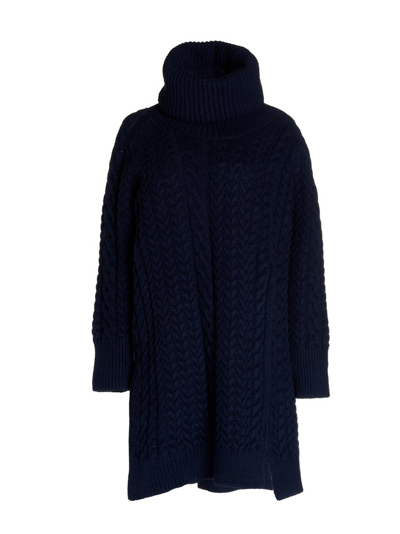 Stella Mccartney Aran Stitch Sweater In Black