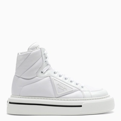 Prada High White Sneakers