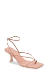 Jeffrey Campbell Fluxx Sandal In Peach Leather