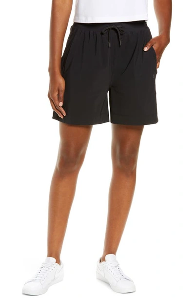 Sweaty Betty Explorer Tie Waist Shorts In Navy Blue