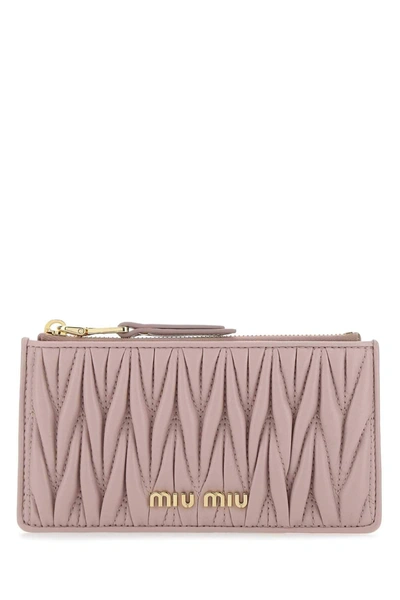 Miu Miu Pink Credit Card Holder